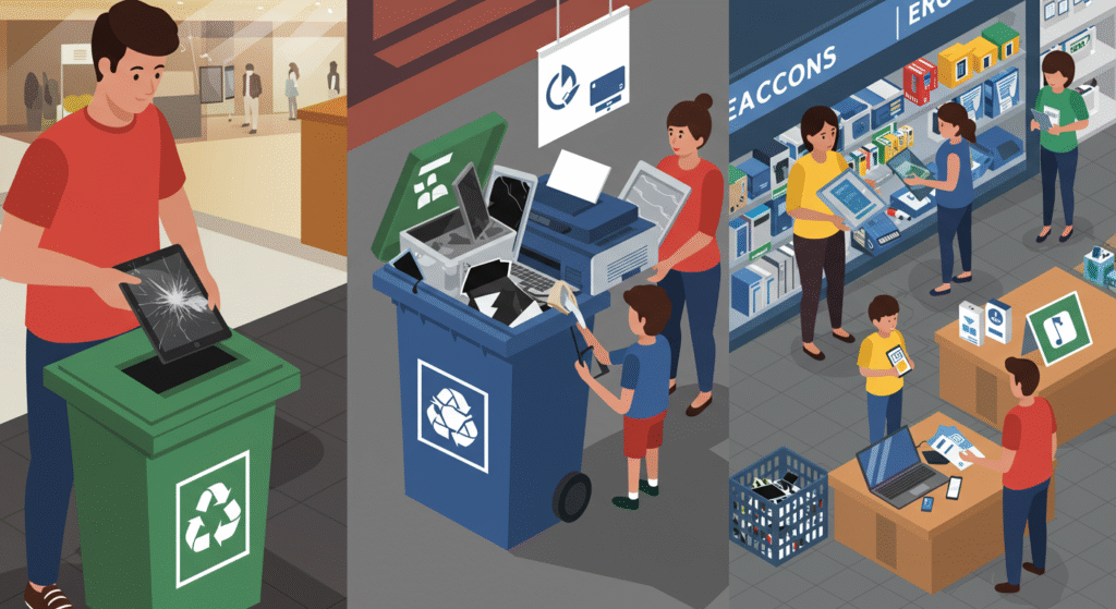 Descarte correto de tecnologia: guia completo para reciclar seus dispositivos antigos
