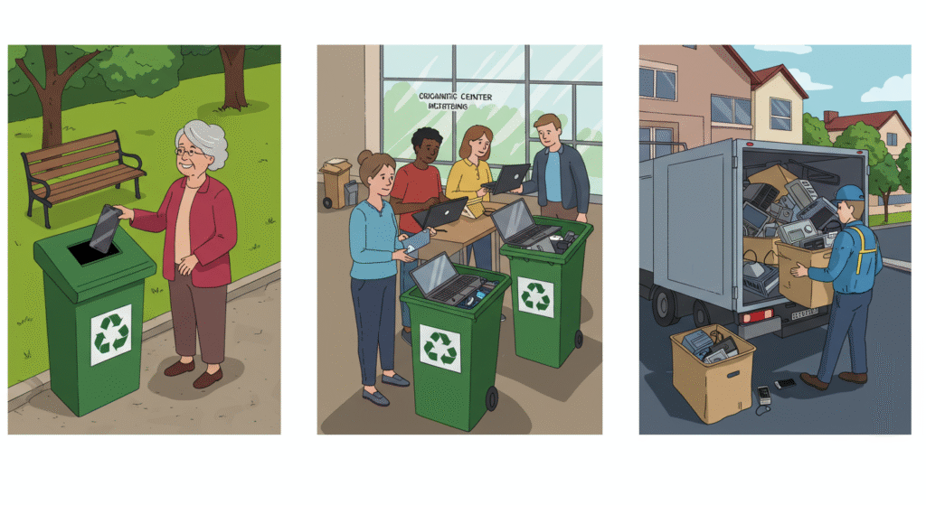 O processo industrial de reciclagem: como seus dispositivos ganham nova vida