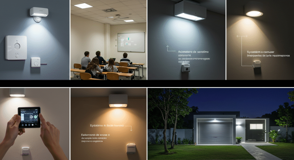 Sistemas de iluminação automática: opções para diferentes ambientes e necessidades